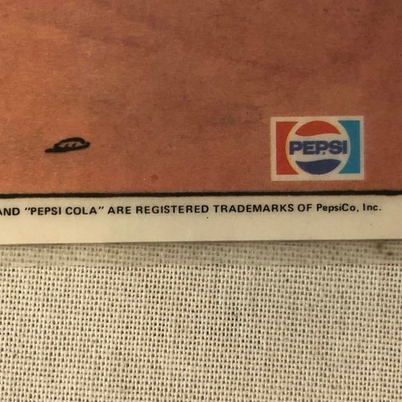 Set of 6 Vintage 1976 Warner Bros Inc Pepsi & Pepsi Cola Looney Tunes Laminated - Picture 9 of 10